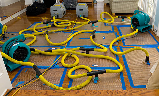 Professional Flood Damage Restoration technician working in Pawcatuck, CT